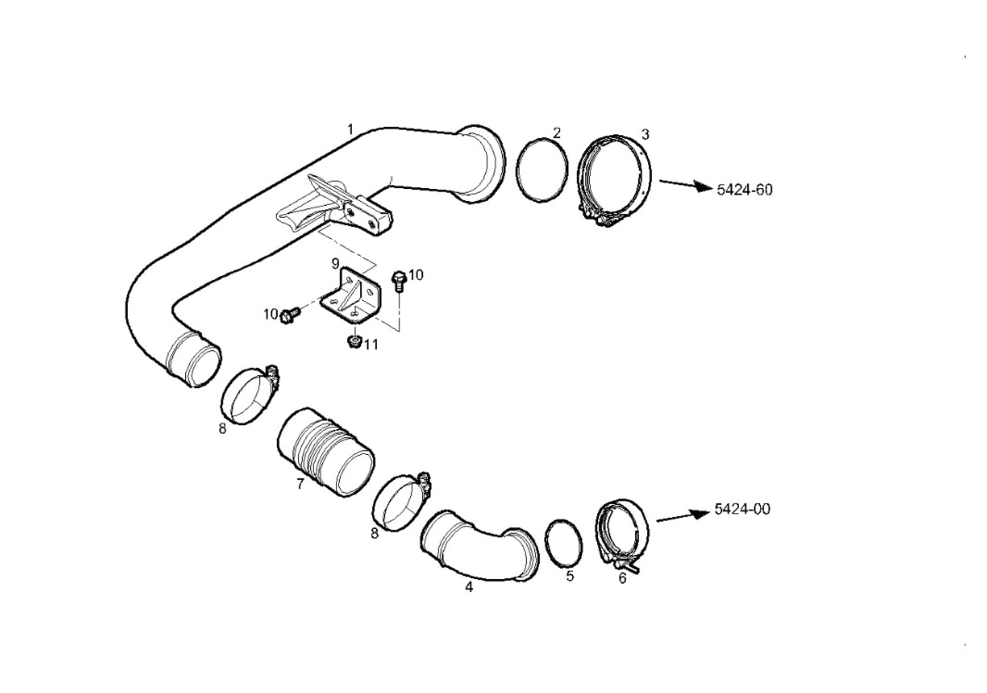 EXIT AIR PIPE