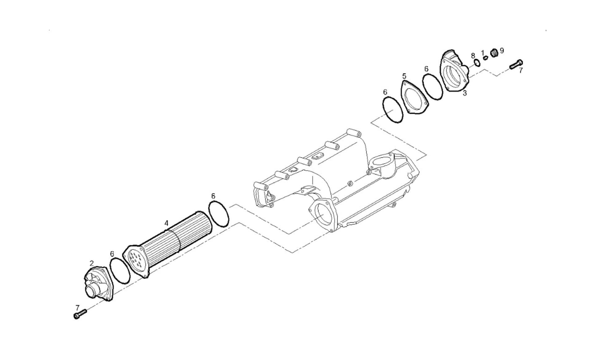 AIR - WATER HEAT EXCHANGER (COMPONENTS)