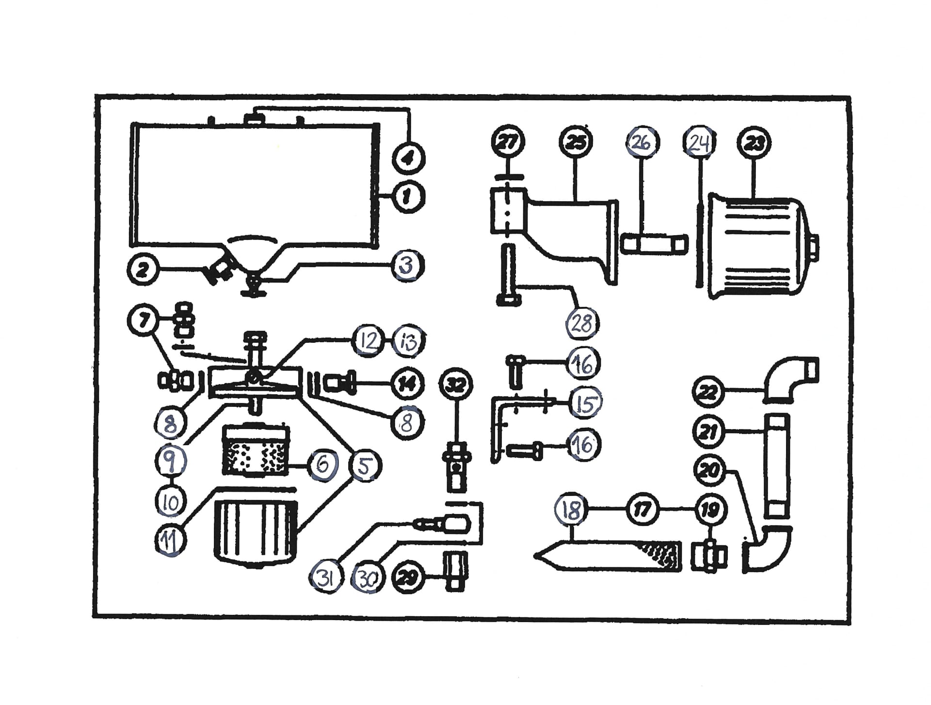 Fuel Tank and Filters