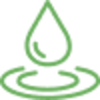 icon of a water droplet icon of a water droplet