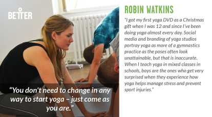 Robin Watkins Yoga teacher