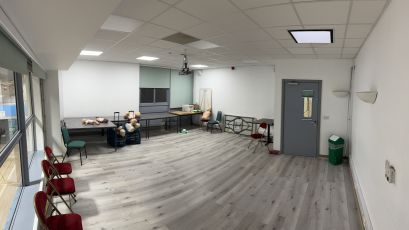 Before photo showing Energise gym
