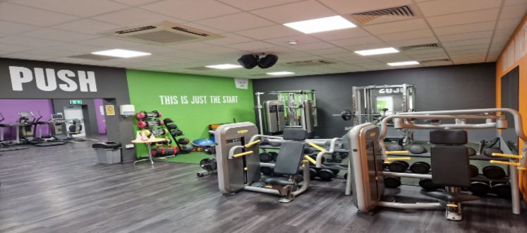 Picture of gym weights area at Dorcan