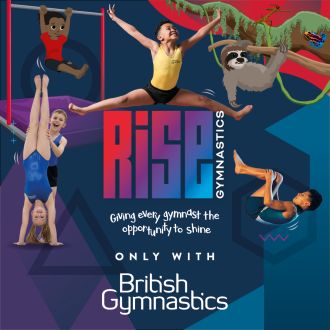 The official logo for our RISE Gymnastics framework