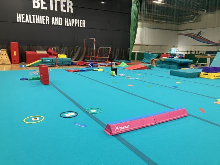 Whitehaven sports centres preschool gymnastics setup