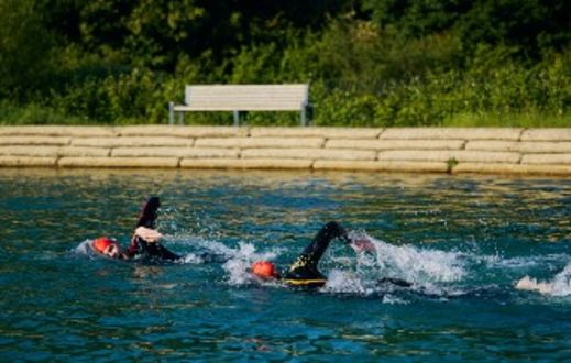 Swimming in Lee Valley