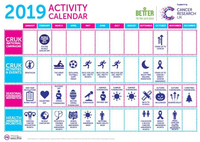 Activity calendar 2019 Activity calendar 2019