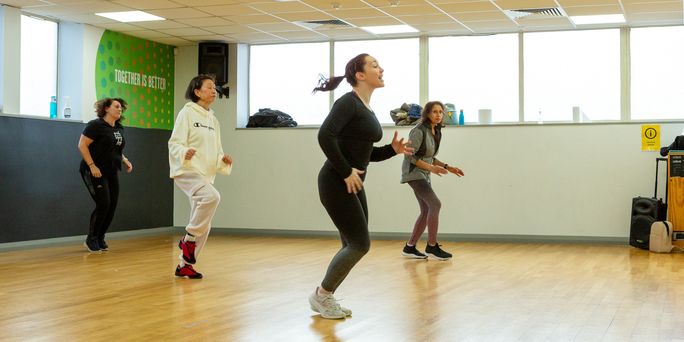 People doing a dance class in Barnet