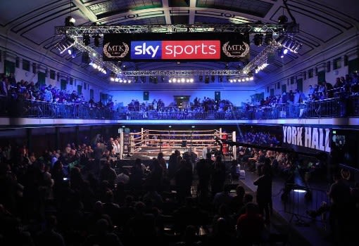 boxing event at york hall