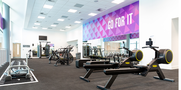 a view of the functional gym with exercise machines