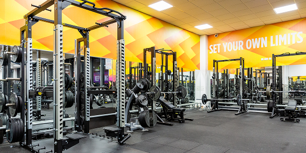 a view of the functional gym at Hough End with exercise machines a view of the functional gym at Hough End with exercise machines