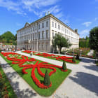 Landscaped Gardens in Front of Mirabell Palace in Salzburg