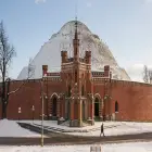 Kosciuszko Mound Covered in Light Snow in Krakow