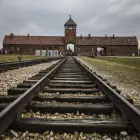 Railroad Tracks Leading to Auschwitz II Concentration Camp