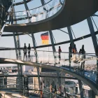 Steel and Glass Walkways in the Reichstag