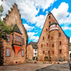 Old brick houses in Marburg
