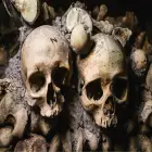 Skulls at the Catacombs of Paris 