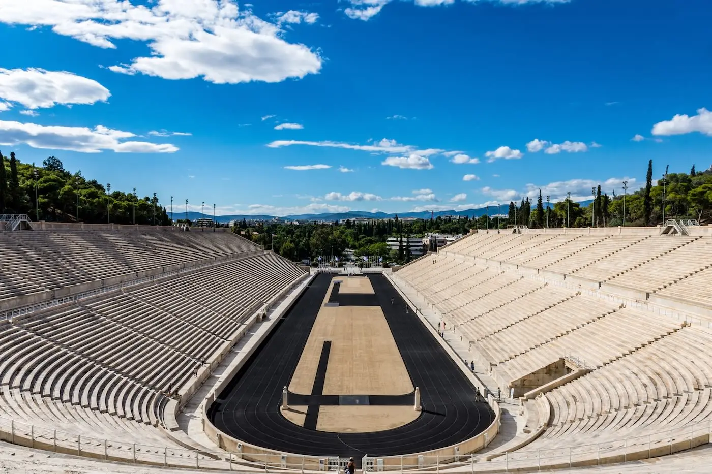 Panathenaic Stadium in Athens Greece