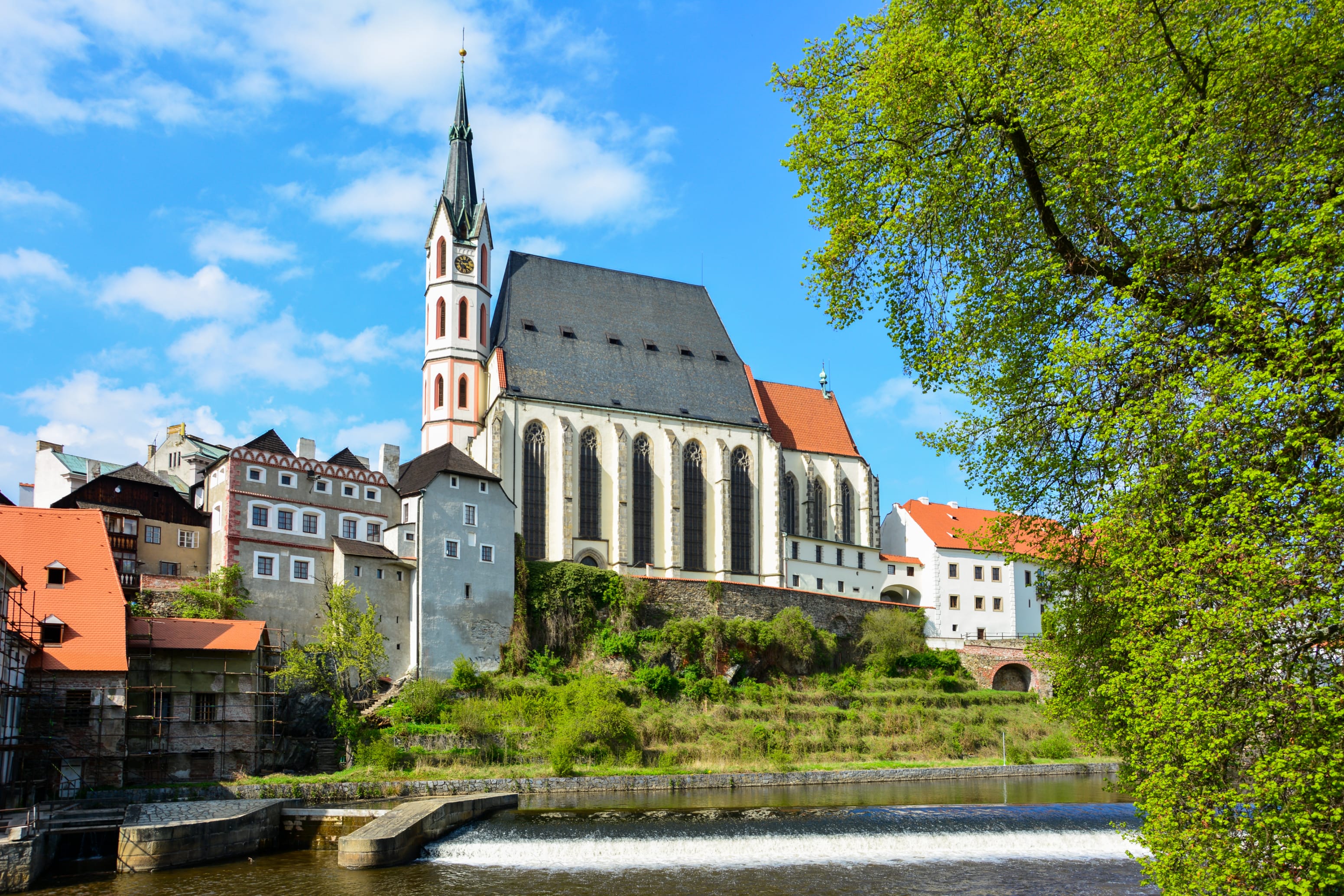 St Vitus Cathedral Overlooking the Vltava River