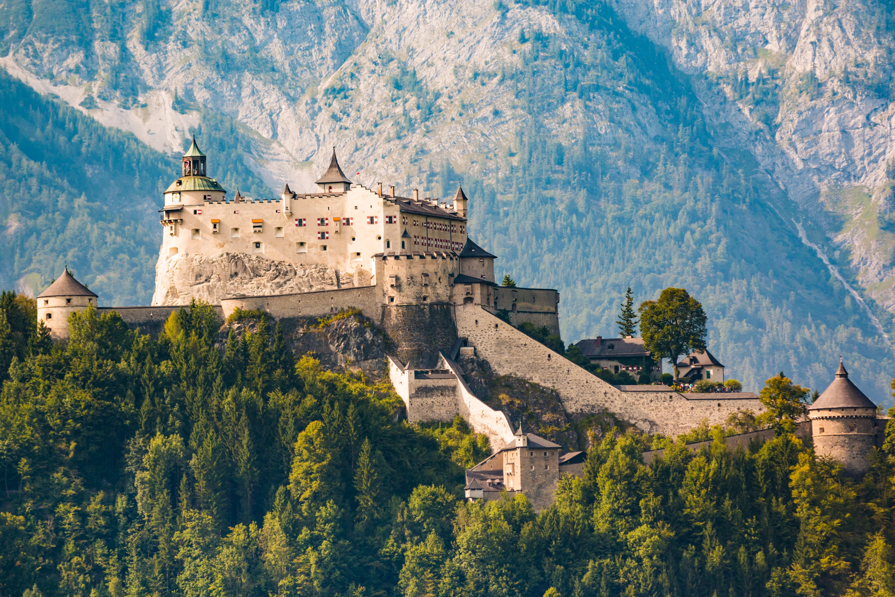 Hohenwerfen Castle Overlooking Salzburg