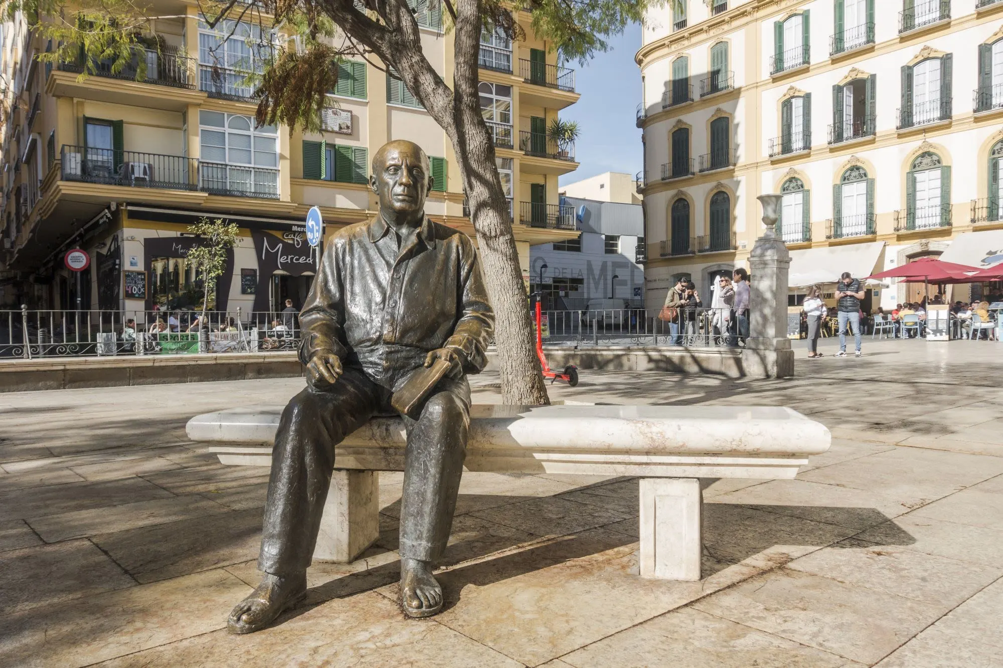 Picasso Statue in Malaga