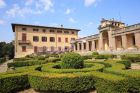 Hedge Maze in front of a Medici Country Villa