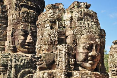 Faces at Bayon Temple Angkor Wat