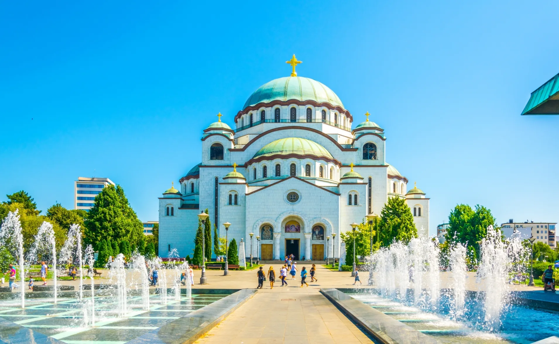 Visit Belgrade Church Saint Sava in Serbia