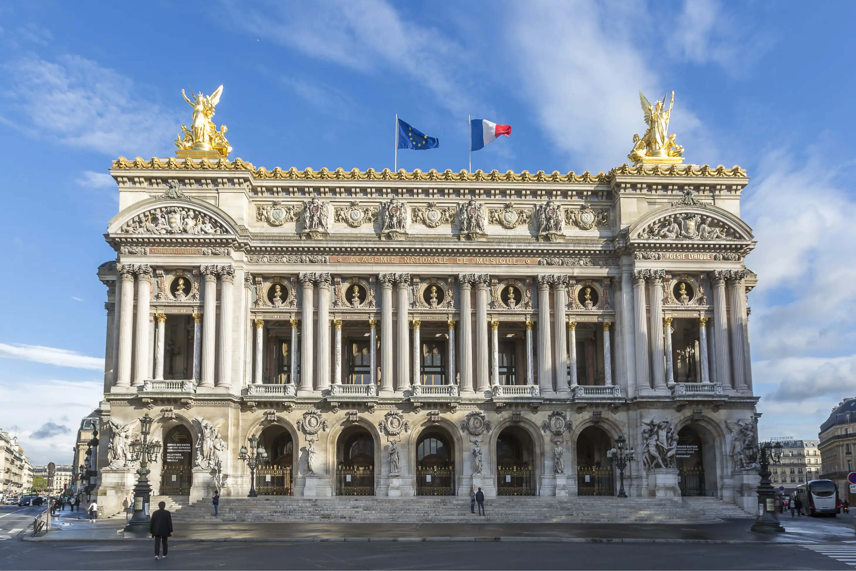 The Palais Garnier Opera House in Paris
