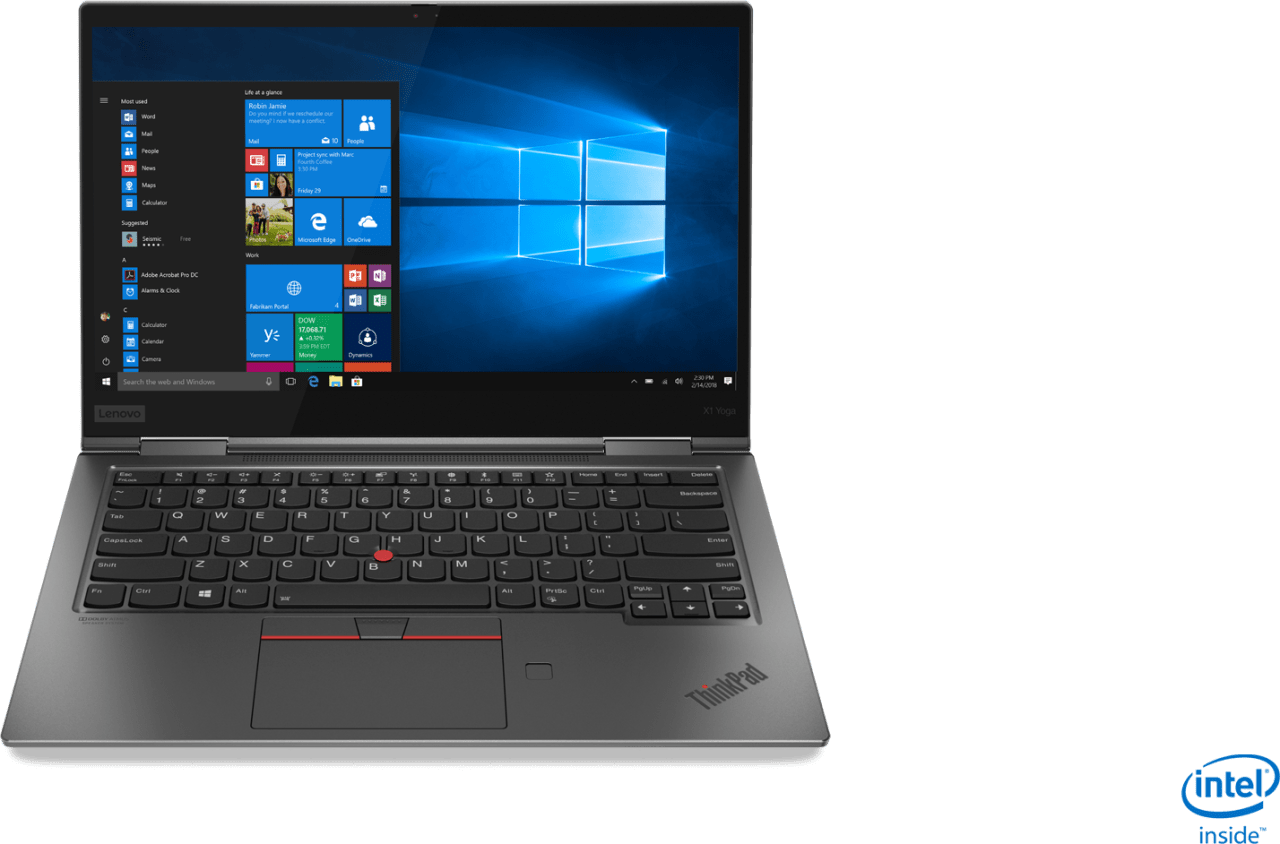 Iron Grey Lenovo ThinkPad X1 Yoga G4.4