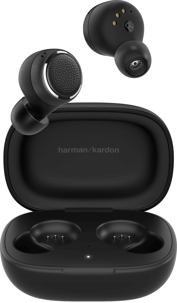 Black Harman Kardon FLY TWS Over-ear Bluetooth Headphones.1