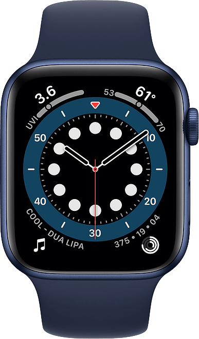 Dark marine Apple Watch Series 6 GPS + Cellular , 44mm Aluminium case, Sport band.2