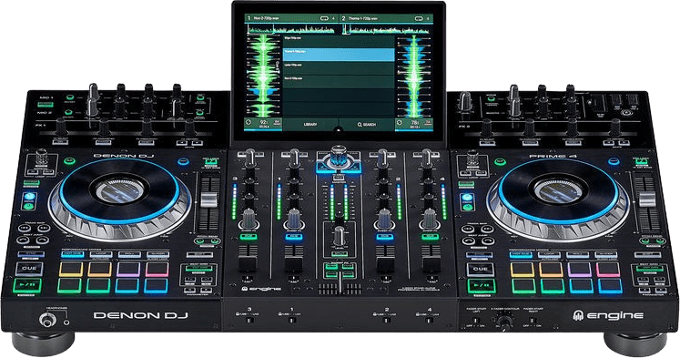 Black Denon MCX8000 All in one DJ controller.1
