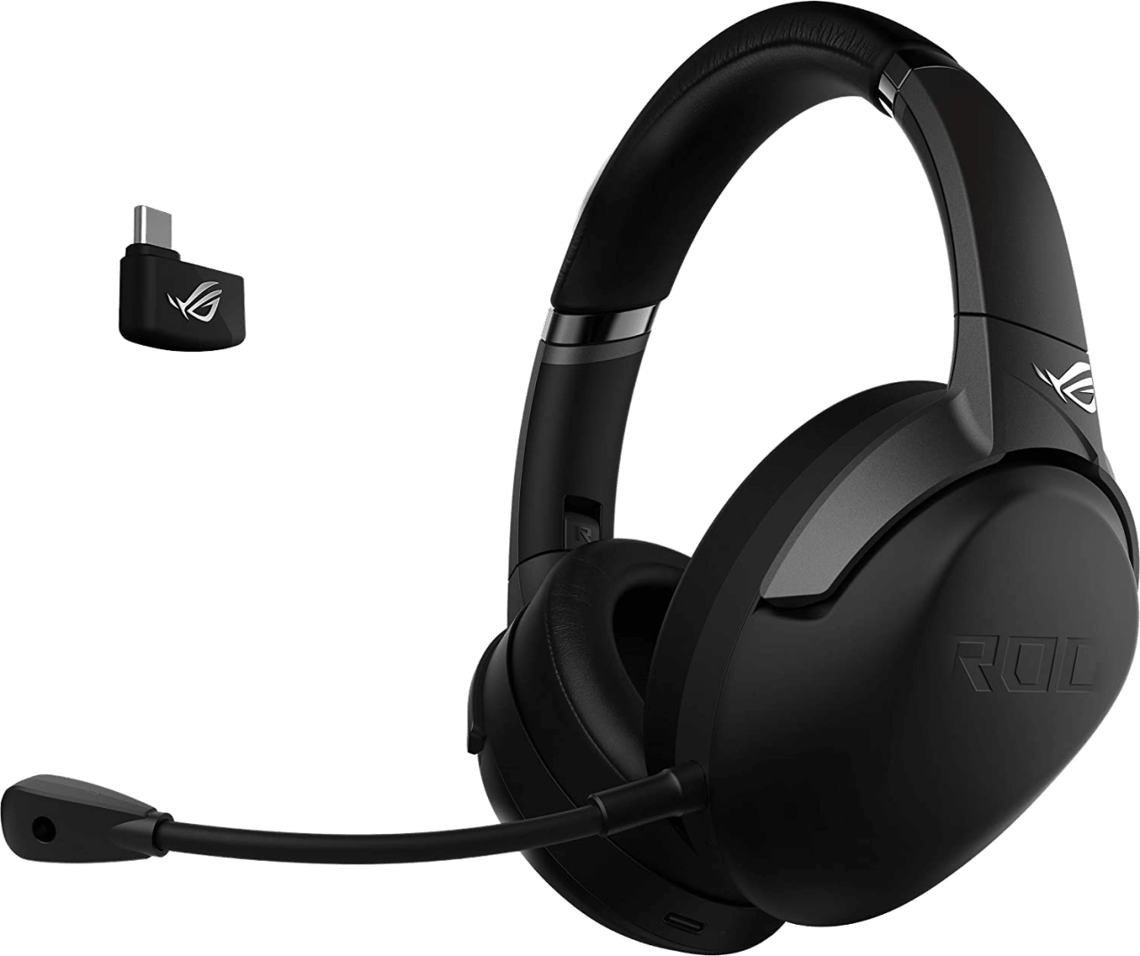 Black Asus ROG Strix Go 2.4 Over-ear Gaming Headphones.1