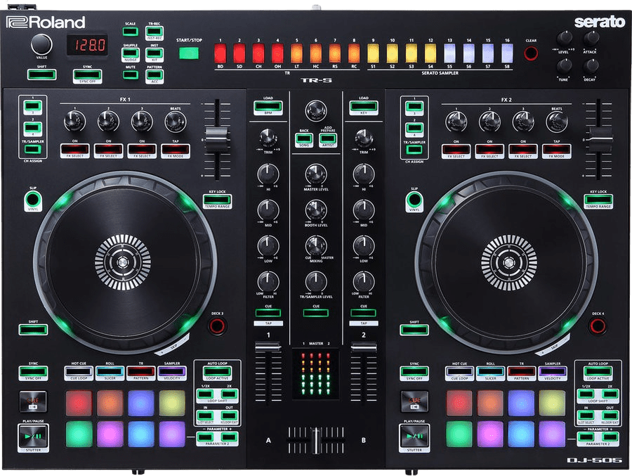 Black Roland DJ-505 All in one DJ controller.2
