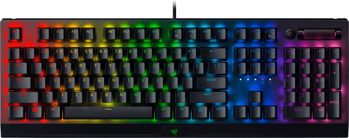 Schwarz Razer BlackWidow V3 - Green Switch Keyboard.1