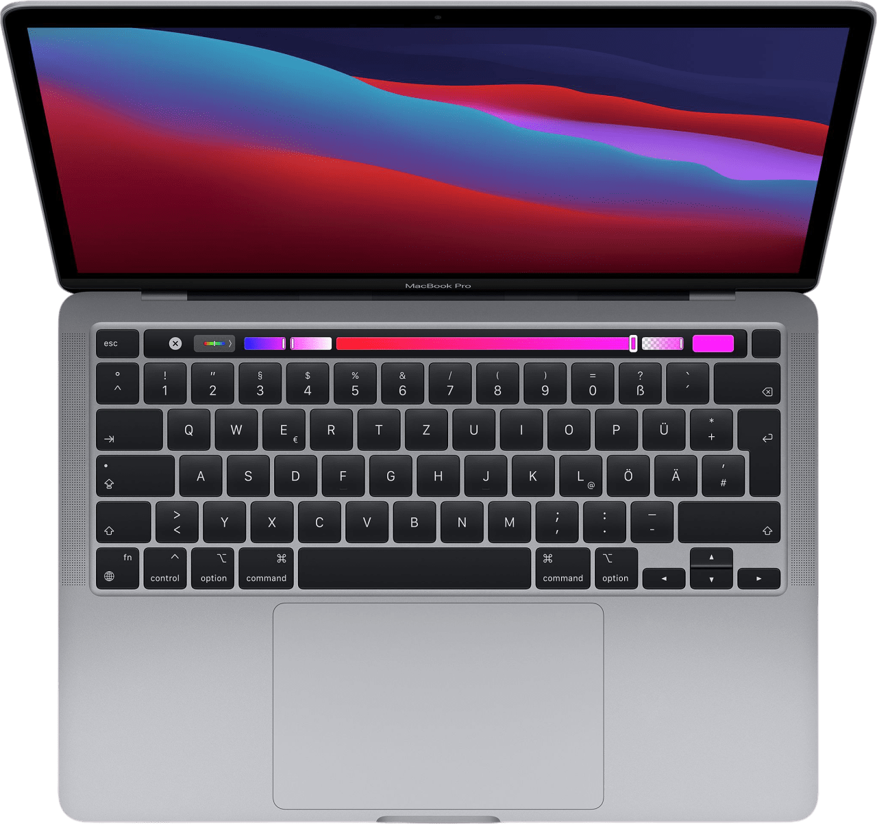 Gris Apple 13" MacBook Pro (Late 2020) - Inglés (QWERTY) Portátil - Apple M1 - 8GB - 256GB SSD - Apple Integrated 8-core GPU.1