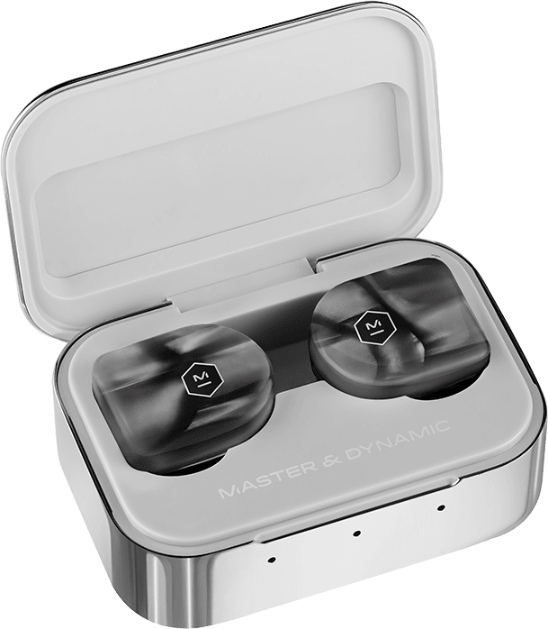 Zwarte parel / roestvrij staal Master & dynamic MW07 Plus Noise-cancelling In-ear Bluetooth Headphones.1