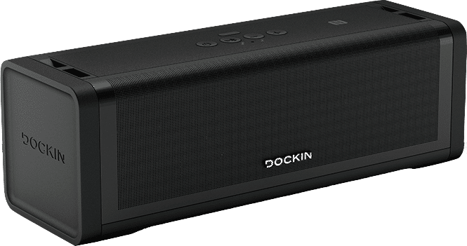 Schwarz Dockin D Fine+ 2 Portable Bluetooth Speaker.1