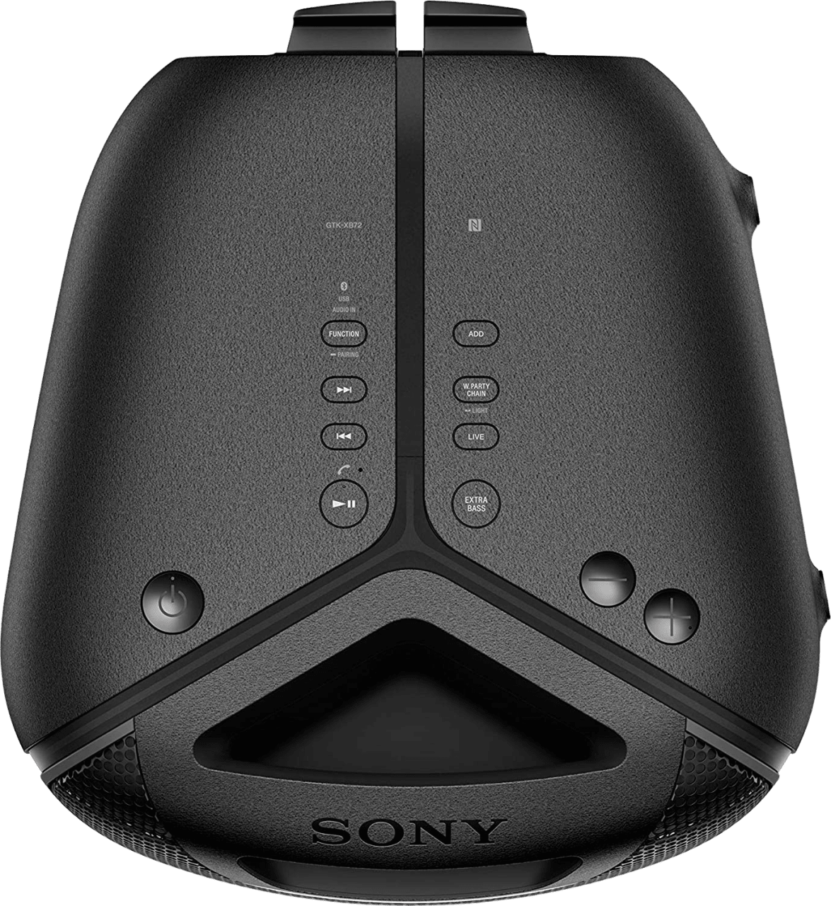 Zwart Sony GTK-XB72 Partybox Party Bluetooth Speaker.5
