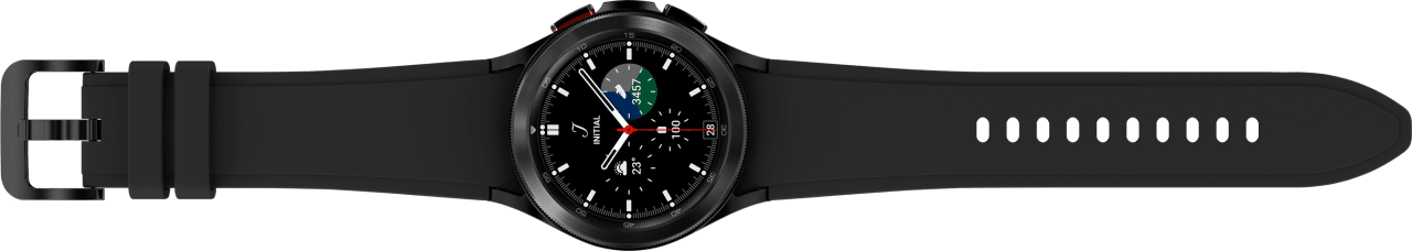 Black Samsung Galaxy Watch4 Classic, Stainless steel case & Sport band, 42mm.3