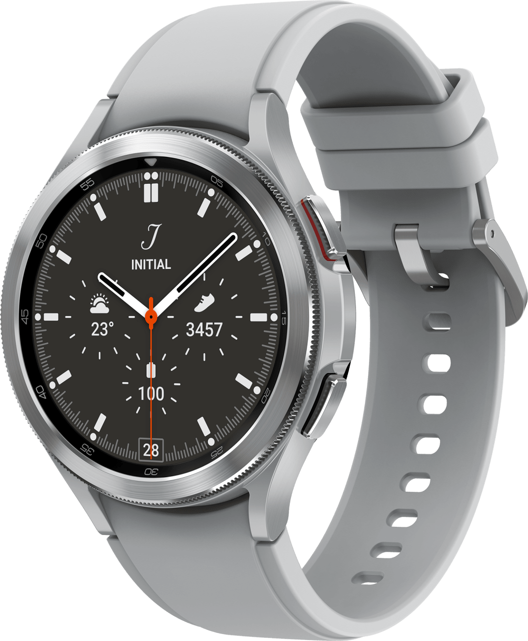 Alquila Samsung Galaxy Watch4 Classic LTE, Stainless steel case & Sport