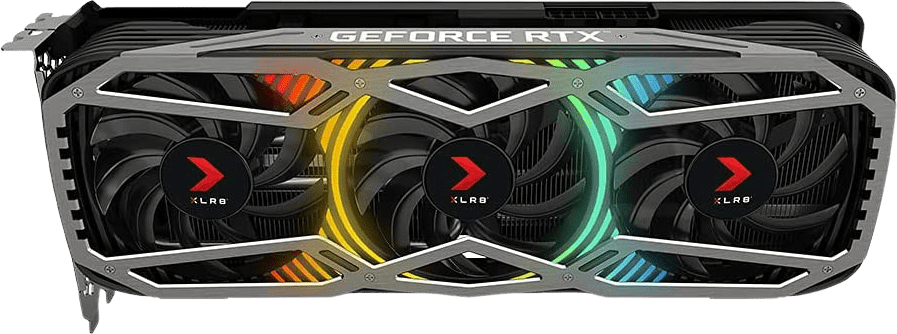 Schwarz PNY PNY GeForce RTX 3070Ti XLR8 Gaming Revel Epic-X Grafikkarte.1