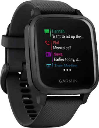 Black Garmin Venu Sq Music GPS Sports watch.2