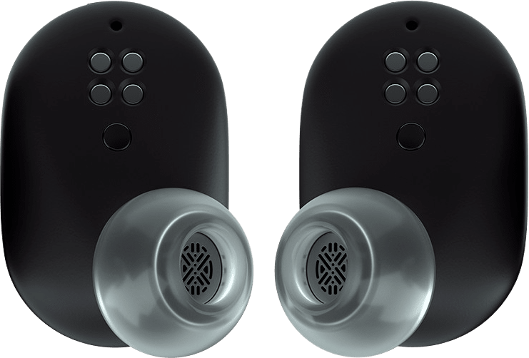 Negro mate Auriculares Bluetooth inalámbricos con cancelación de ruido Devialet Gemini.4