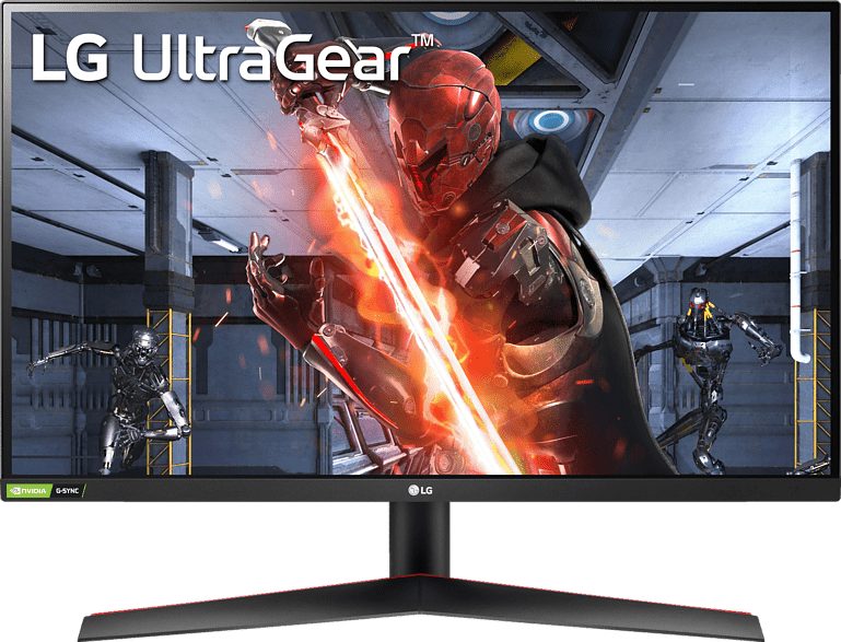 Black LG - 27" UltraGear™ 27GN800-B Gaming Monitor with IPS 1ms and QHD resolution.1