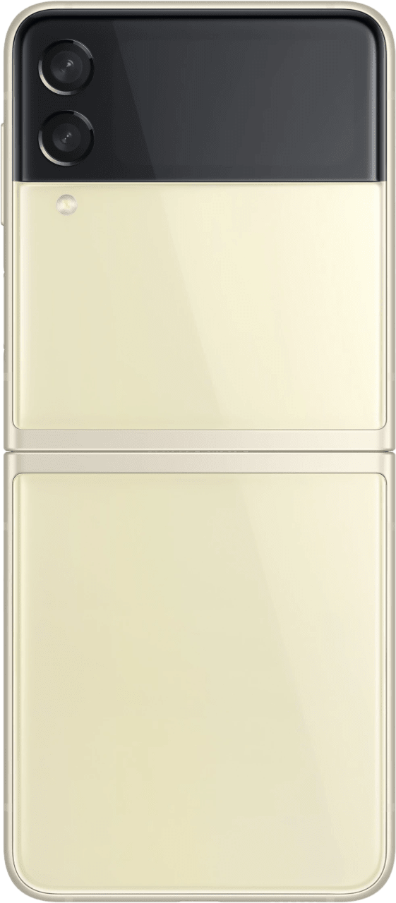 Cream Samsung Galaxy Z Flip 3 - 128GB - Single Sim.4