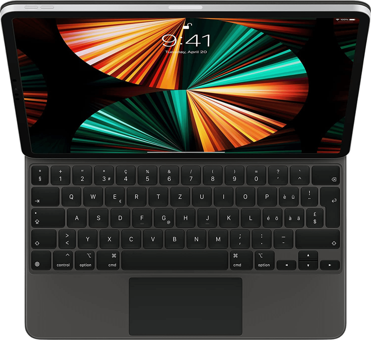 Black Apple Magic Keyboard 12.9 Ipad Pro (5th Gen) - German.1