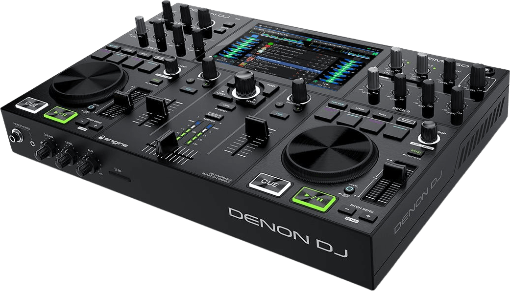 Black Denon Dj Prime Go Mobile 2-deck Smart DJ Controller.2