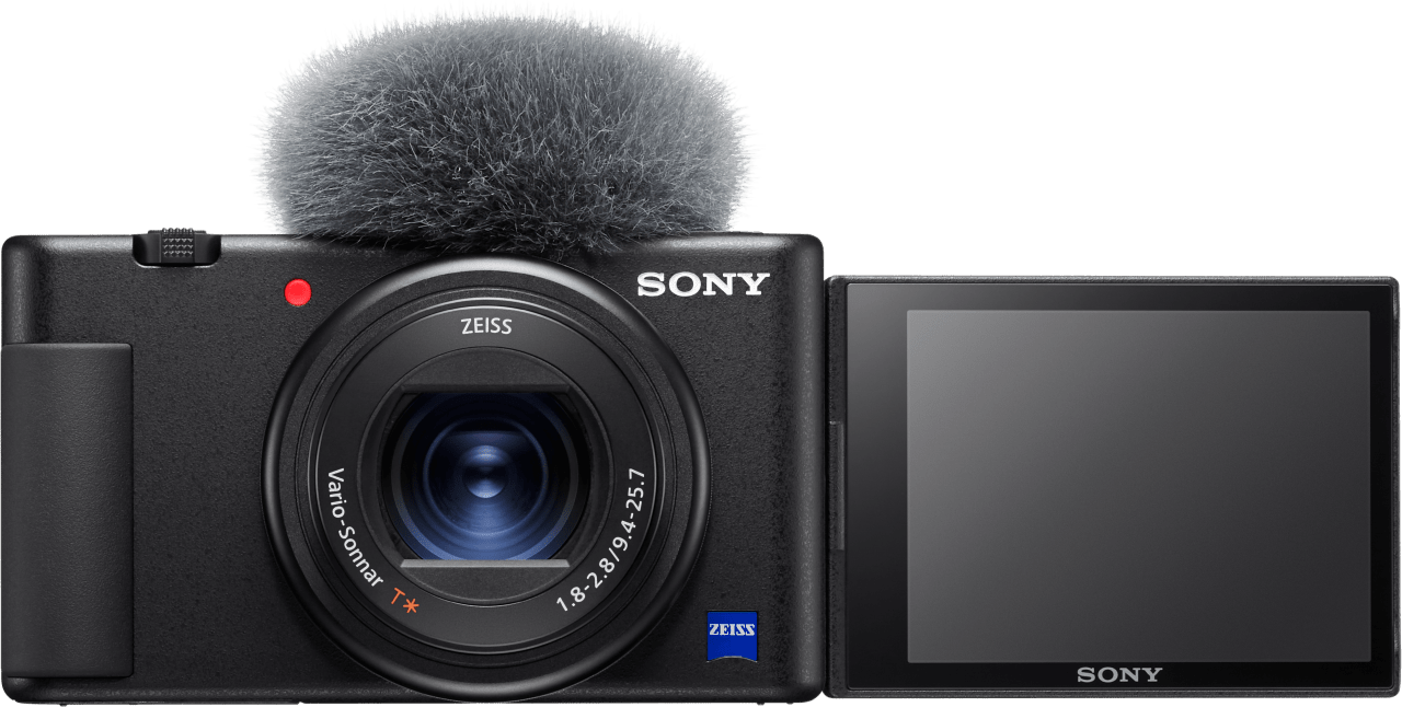 Schwarz Sony ZV-1 Vlog-Kamera .1
